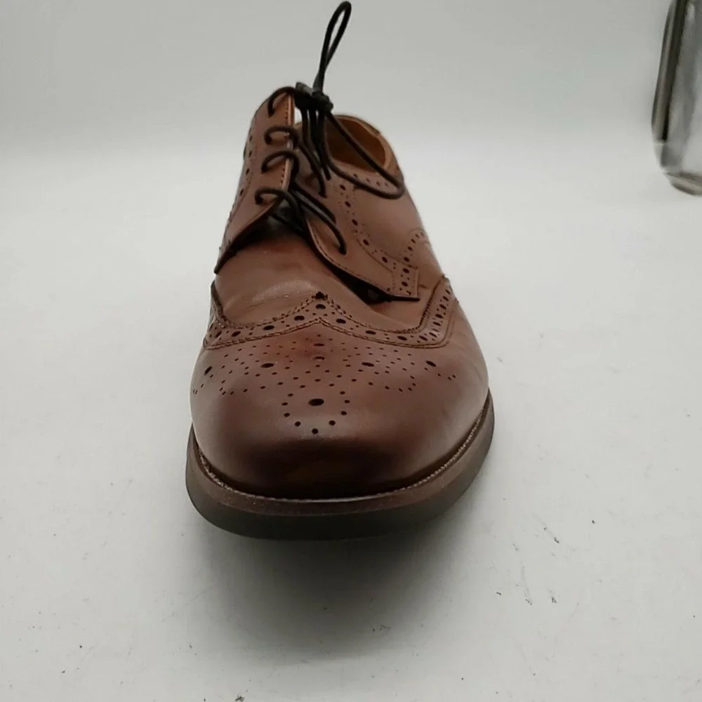 Florsheim Shoes Mens Size 12M Brown Leather Wingtip Brogue Dress Oxford Lace Up